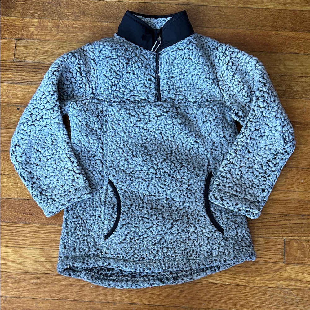 Wonder Nation Fleece Kids Jacket in Gray and Black